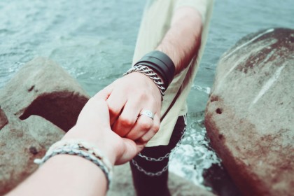 Indigo skirt braid vintage